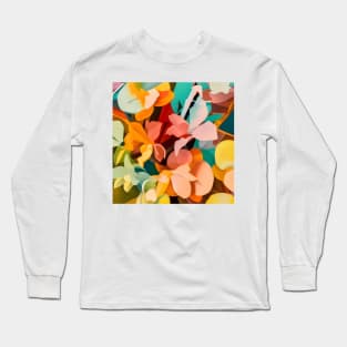 Delicate Pastel Orchids Long Sleeve T-Shirt